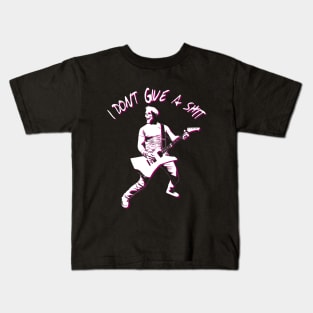 I Don't Give A Shit - Heavy Metal Guitar Player Quote Kids T-Shirt